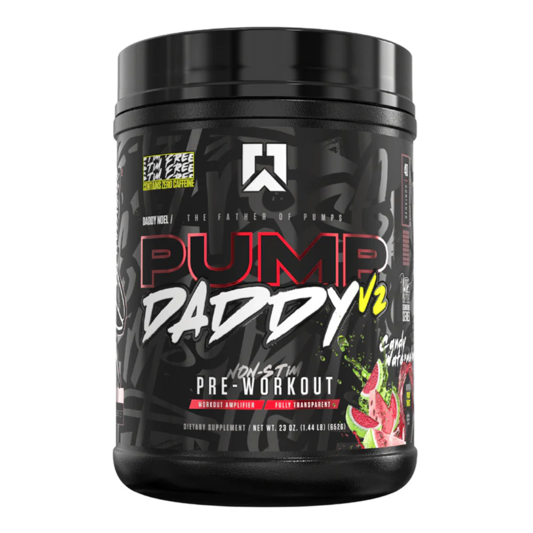 RYSE Pump Daddy V2 Non-Stim Pre-Workout 650g - Candy Watermelon