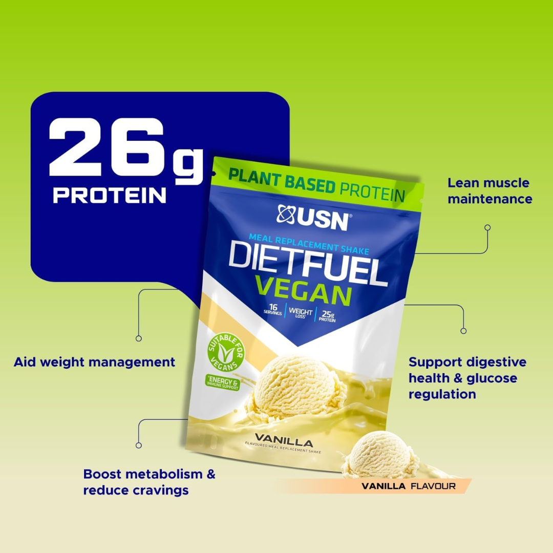USN Diet Fuel Vegan 880g - Vanilla