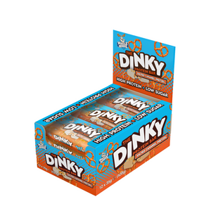Muscle Moose Dinky Protein Bar 12x35g - Salted Caramel Pretzel