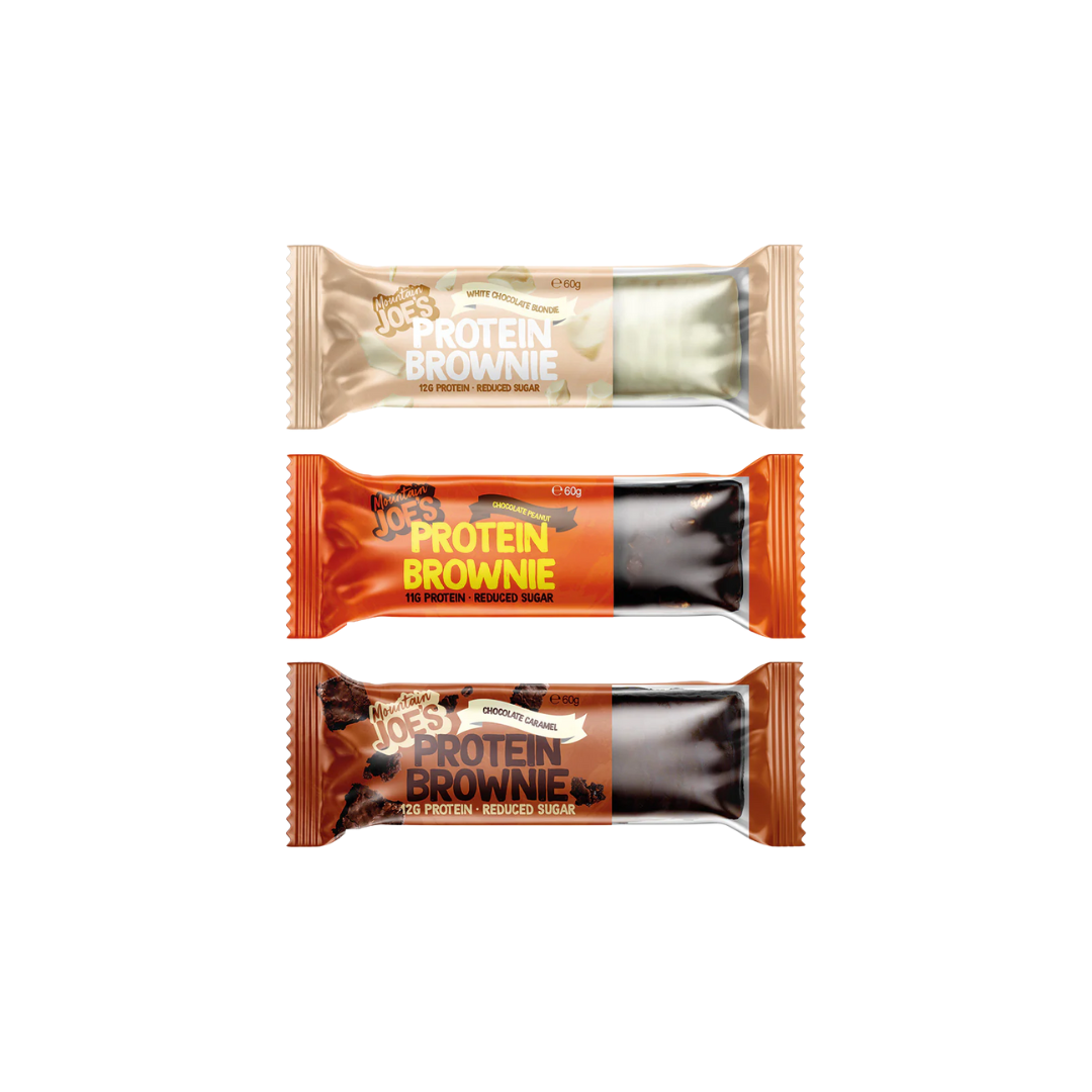 Mountain Joe's Protein Brownie 10x60g - White Chocolate Blondie