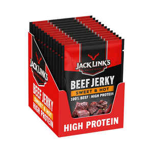 Jack Links Beef Jerky 12x25g - Sweet and Hot