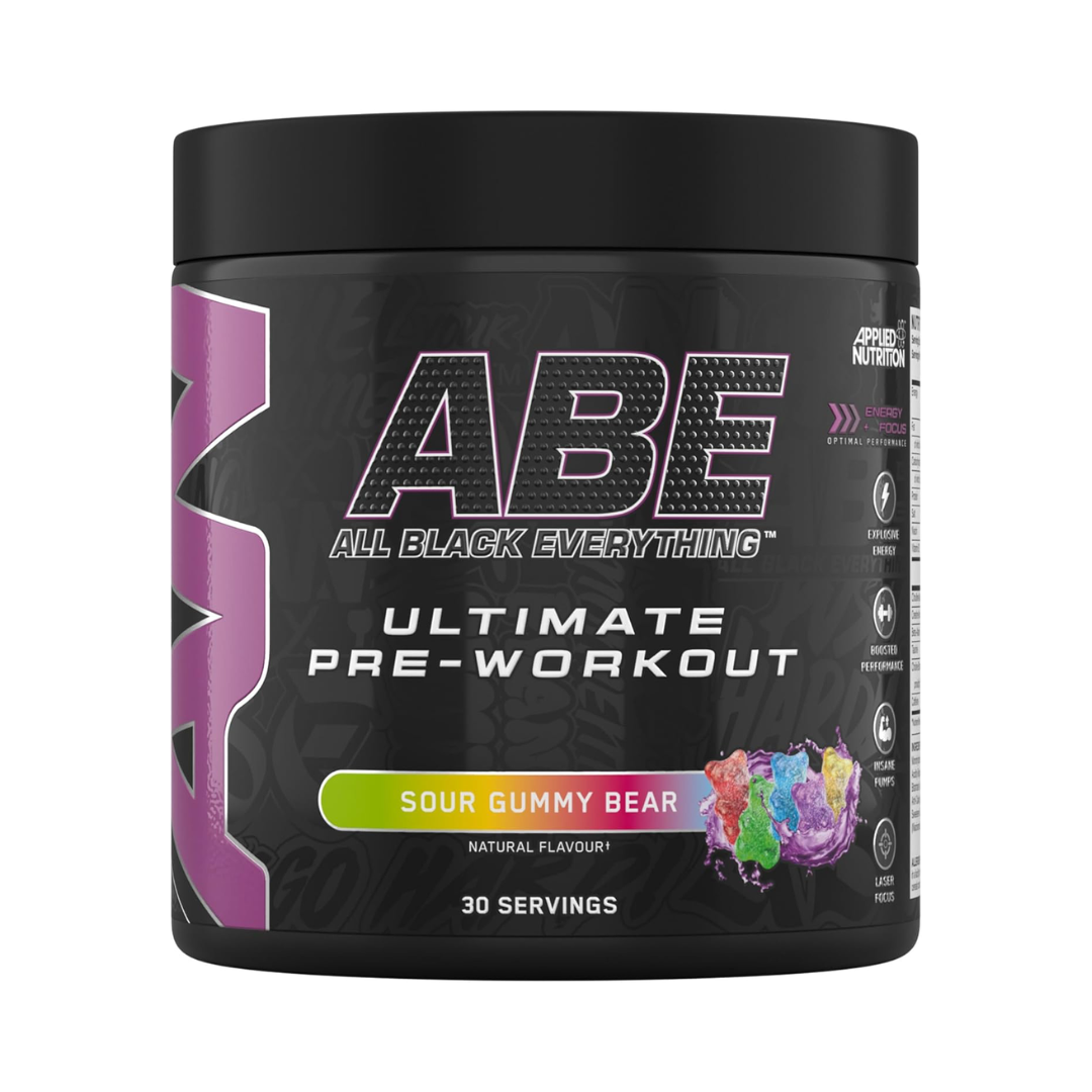 Applied Nutrition ABE All Black Everything 375g - Sour Gummy Bear