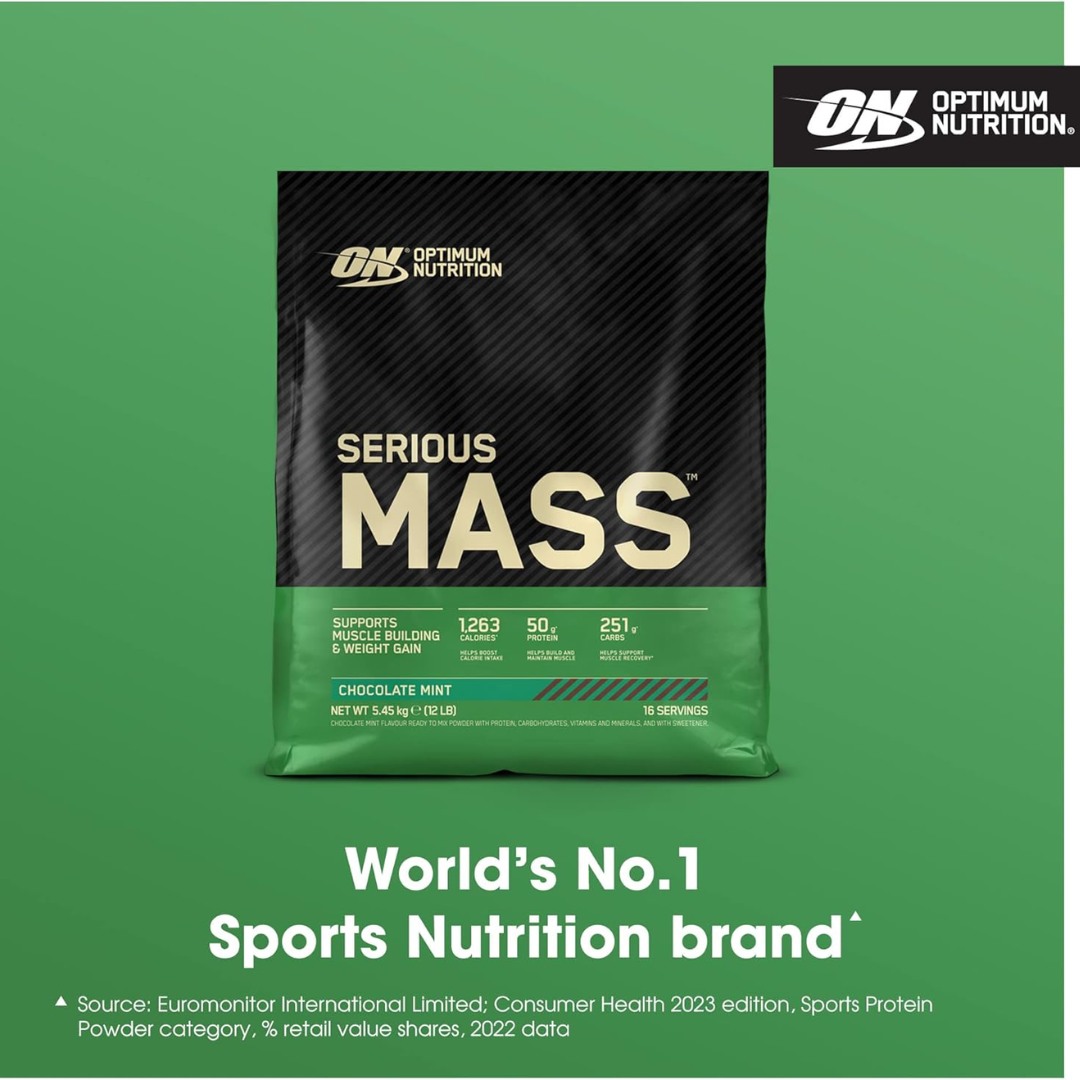 Optimum Nutrition Serious Mass 5.45kg - Chocolate