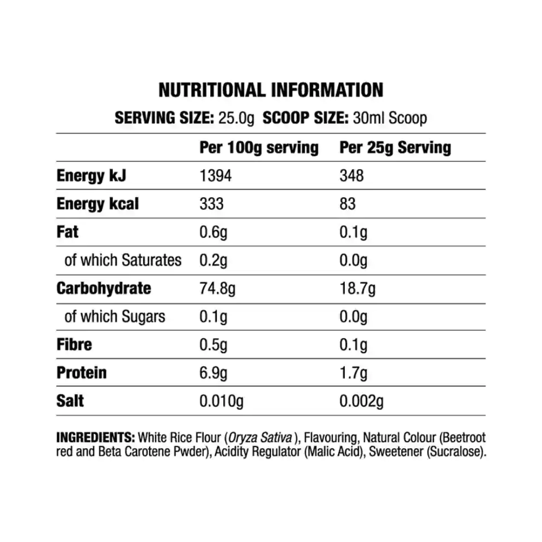 Chaos Crew Cream of Rice 1.8kg - Apple & Raspberry