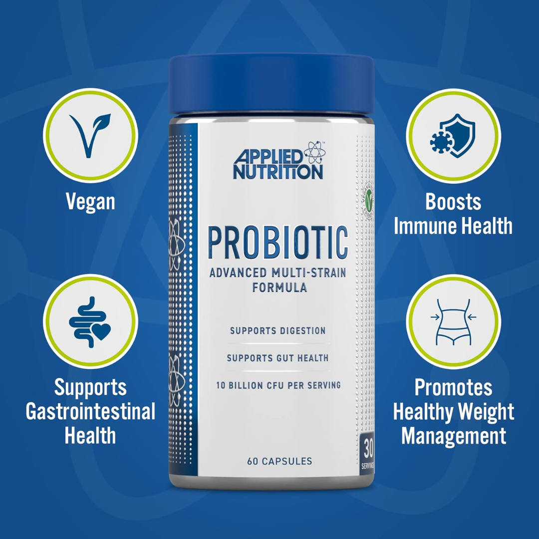Applied Nutrition Probiotic Advanced Multi-Strain Formula 60 Caps