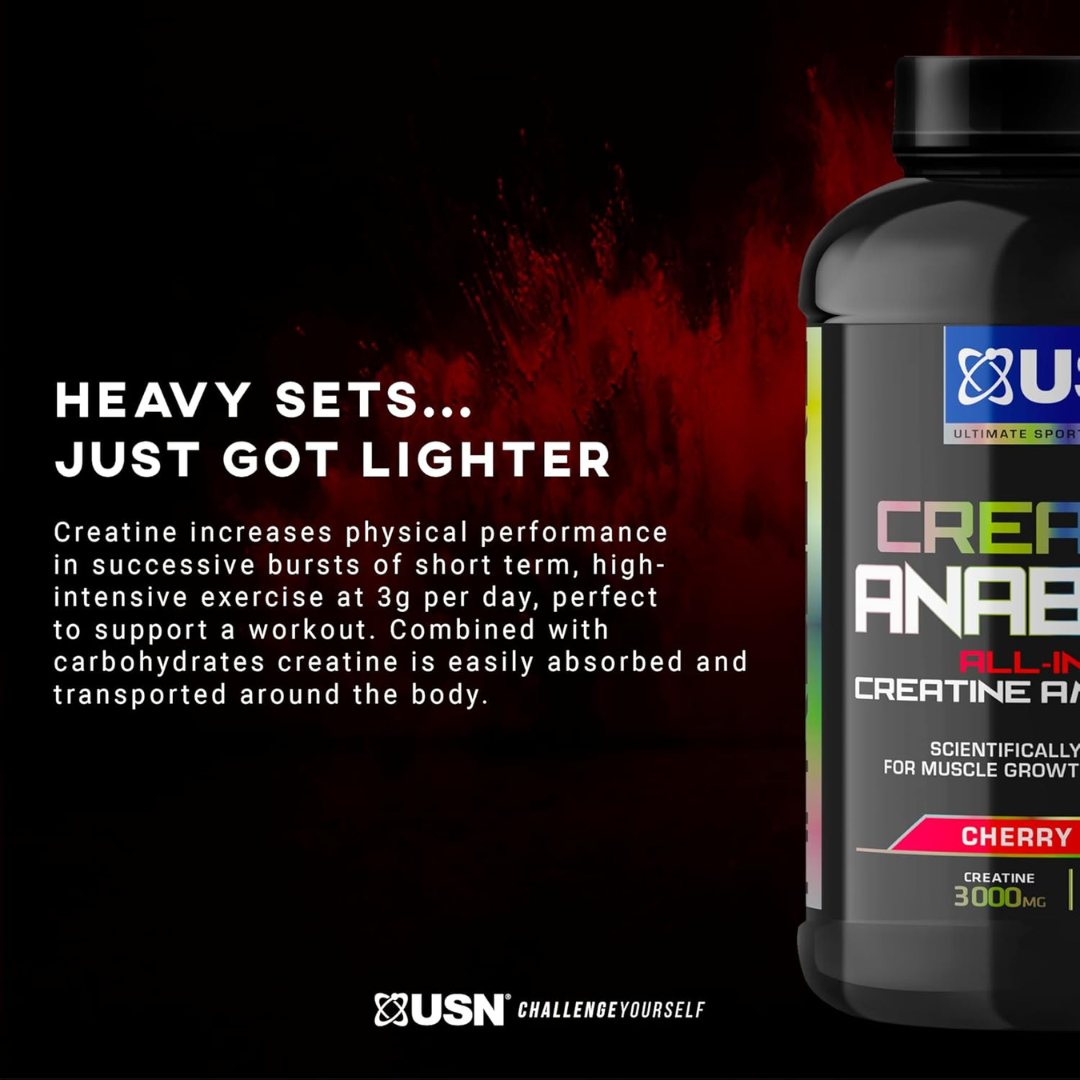 USN Creatine Anabolic 900g - Cherry Punch