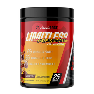 Muscle Rage Limitless Unleashed 350g - Cherry Cola