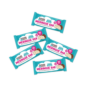 Flower & White Meringue Bar 12x20g - Salted Caramel