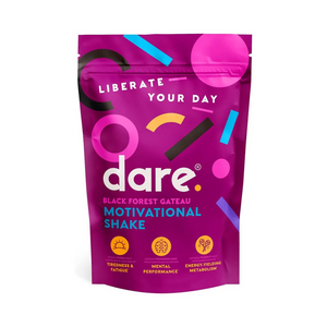 dare. Motivational Shake 750g - Black Forest Gateau