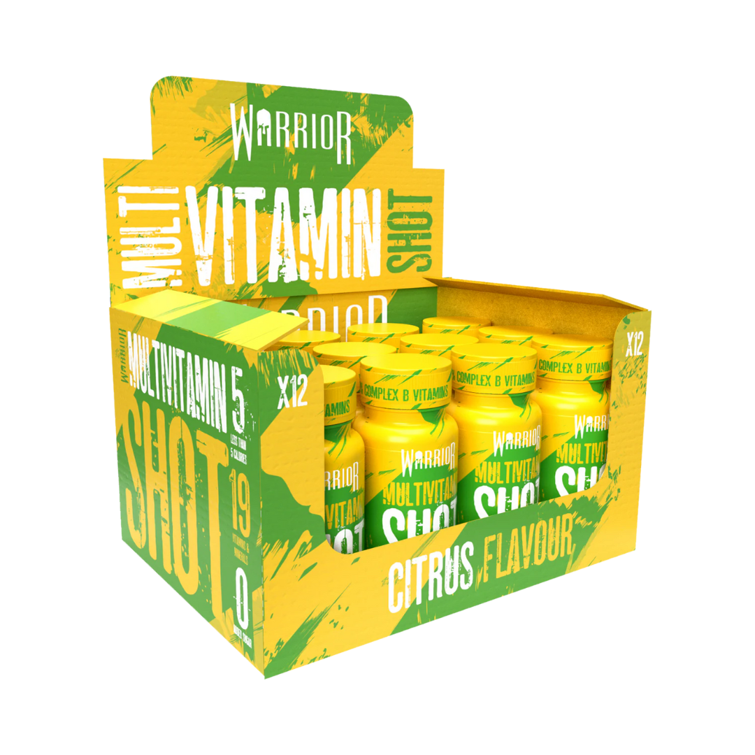 Warrior Multi-Vitamin Shots 12x60ml - Citrus