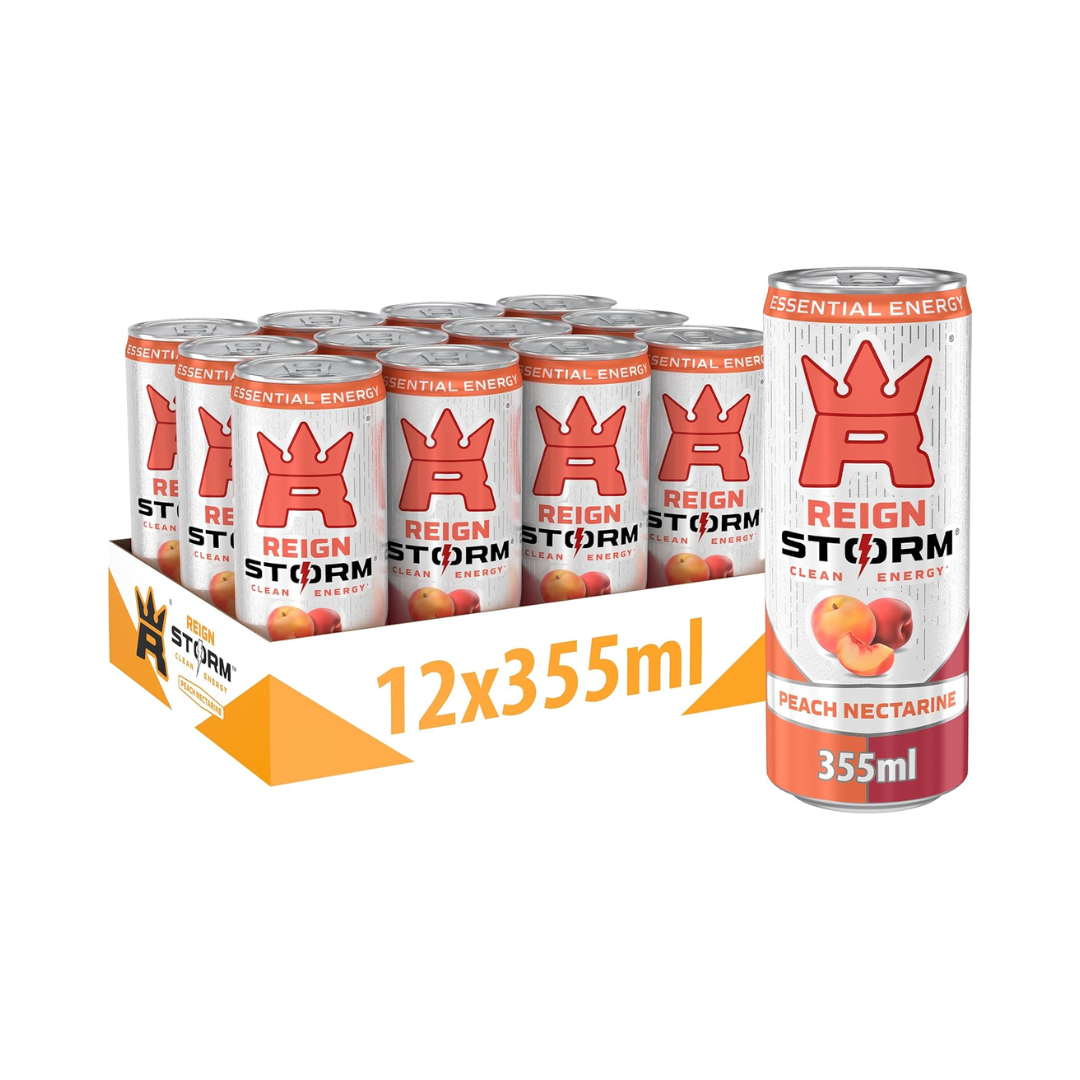 REIGN Storm 12x355ml - Peach Nectarine