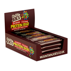 Mountain Joe's Protein Bar 12x55g - Chocolate Candy Cream