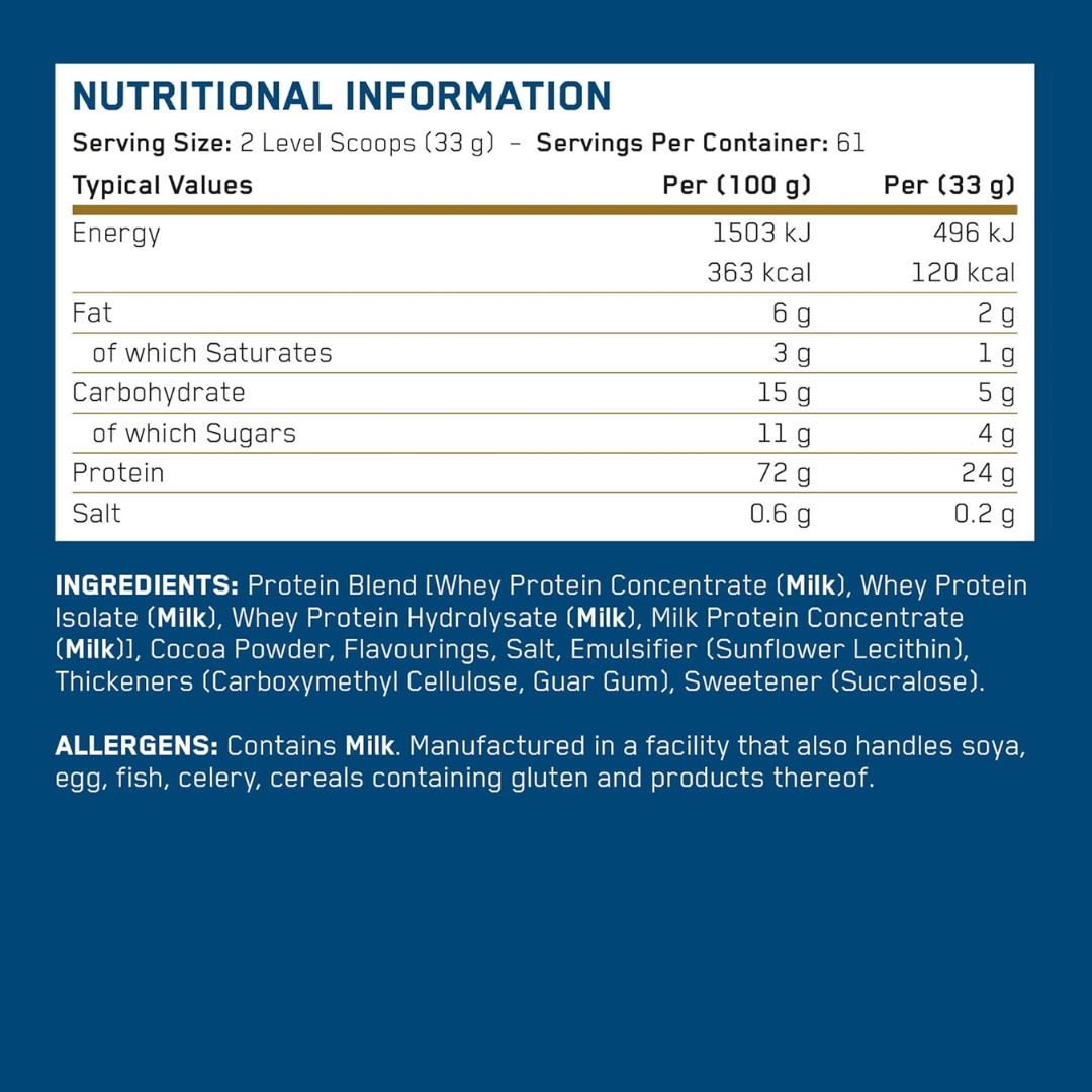 Applied Nutrition Critical Whey 2kg - White Choco Hazelnut