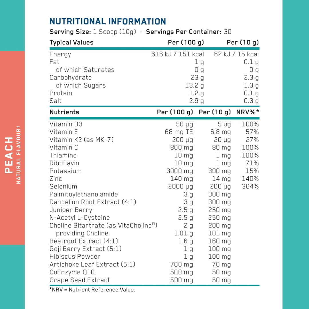 Applied Nutrition Organ Shield (40+ Range) 360g Peach