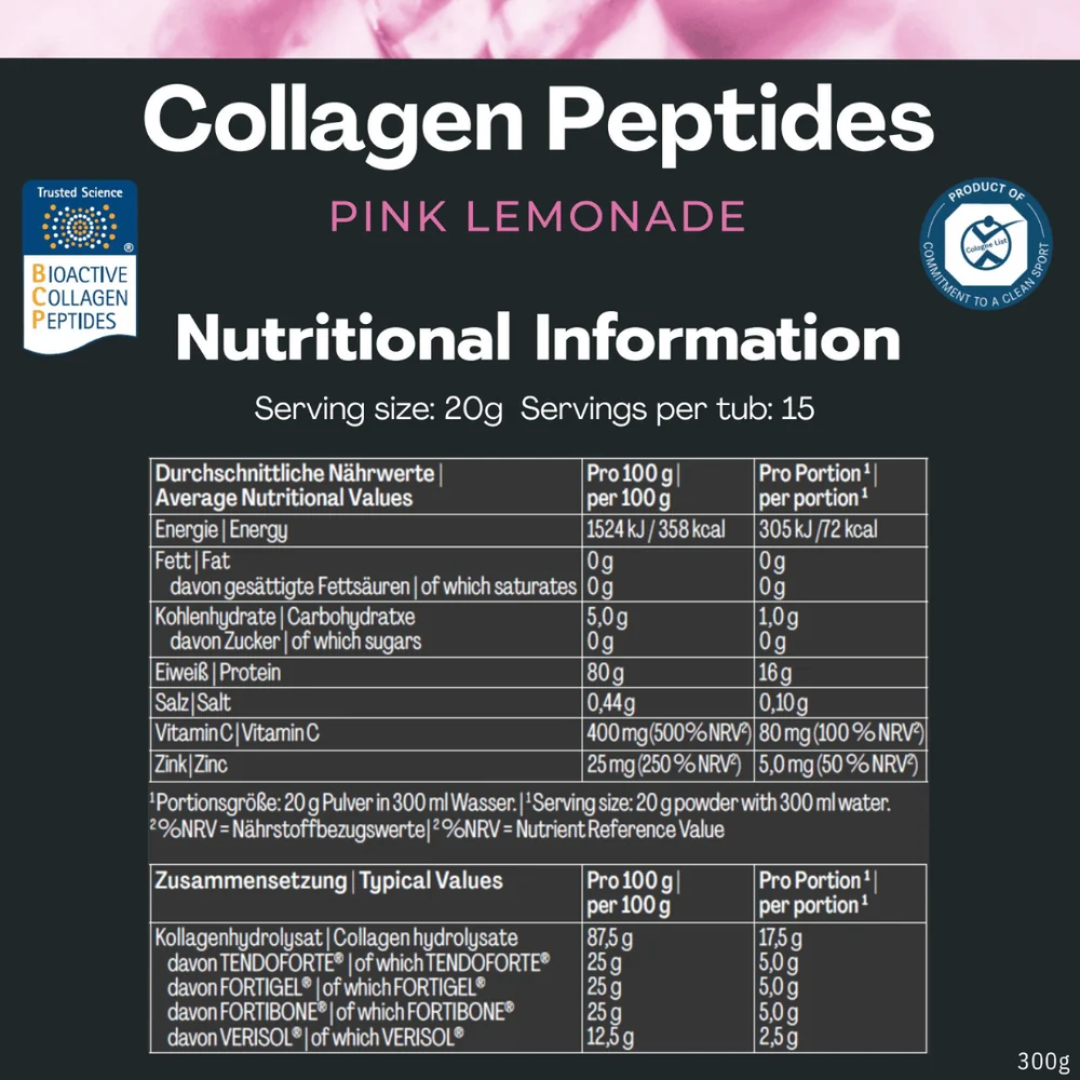 MaxiNutrition Collagen 300g Pink Lemonade