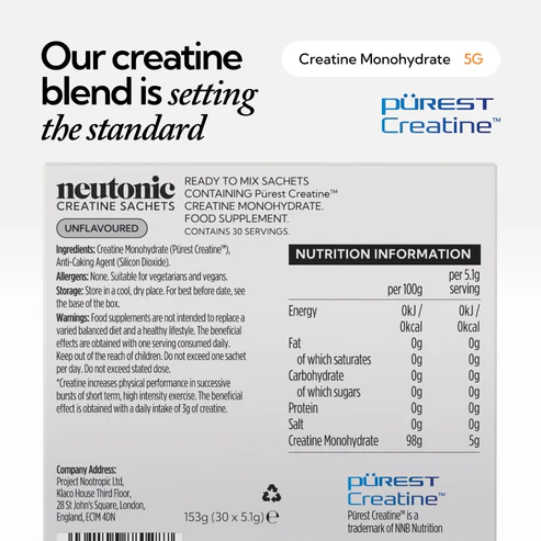 Neutonic Creatine 30 Sachets Unflavoured