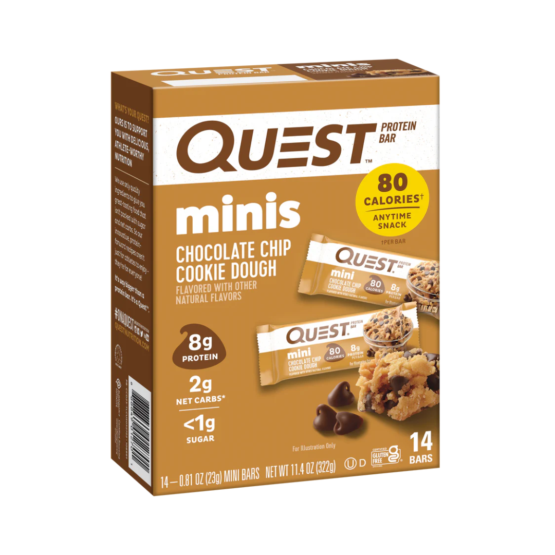 Quest Nutrition Mini Protein Bar 8x32g Chocolate Chip Cookie Dough