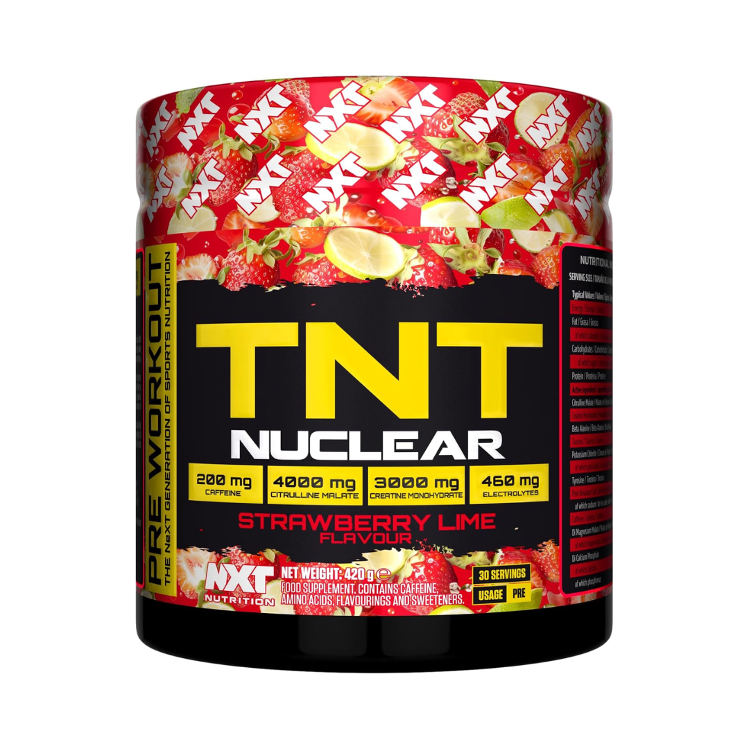 NXT Nutrition TNT Nuclear 420g Strawberry Lime Crush