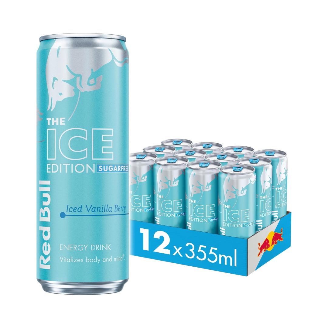 Red Bull Sugar Free 12x355ml Iced Vanilla Berry
