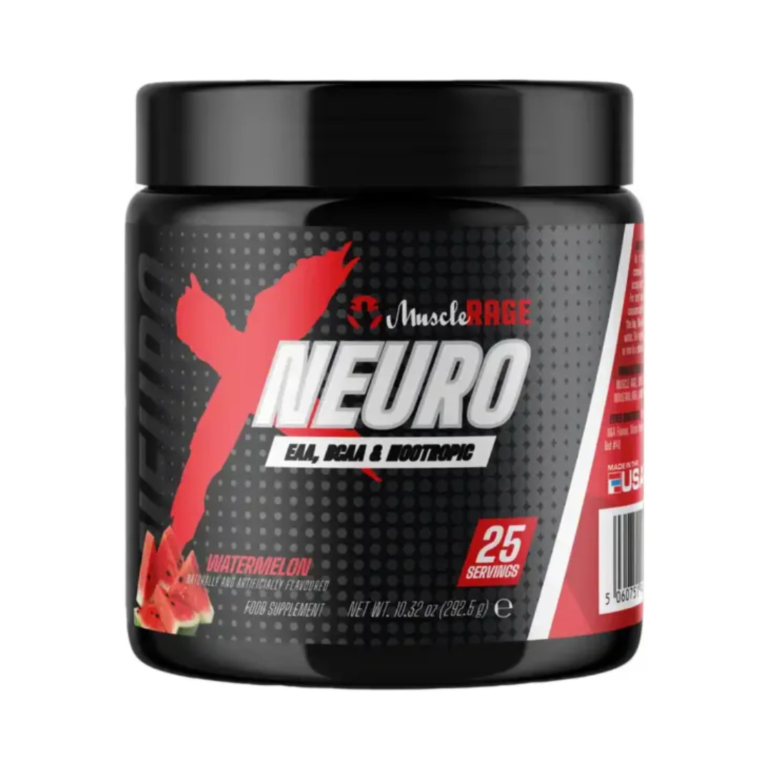 Muscle Rage X Neuro EAA, BCAA & Nootropic 292g Watermelon