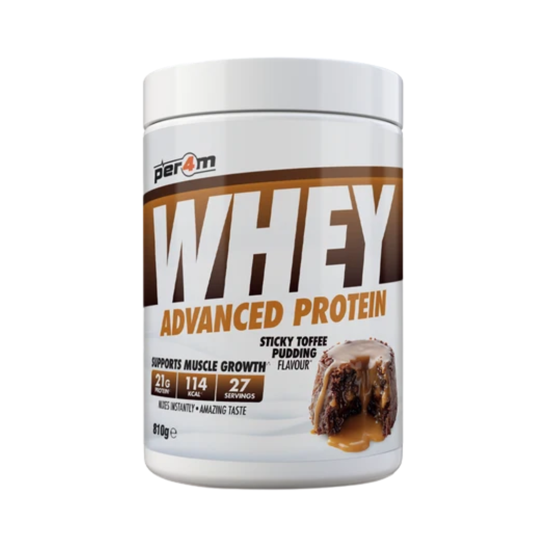 Per4m Advanced Whey Protein 810g - Sticky Toffee