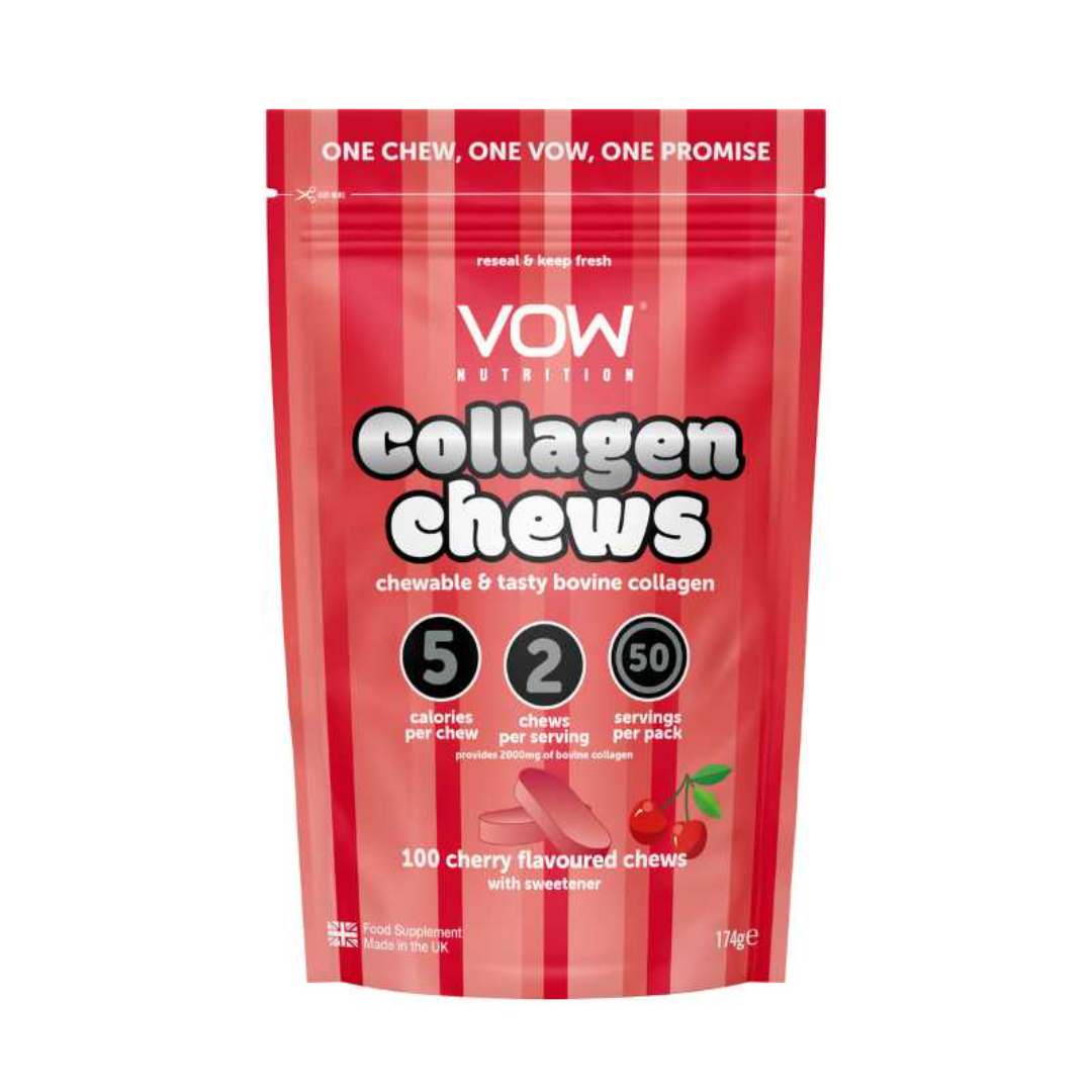 VOW Nutrition Collagen Chews 100 Tabs Cherry