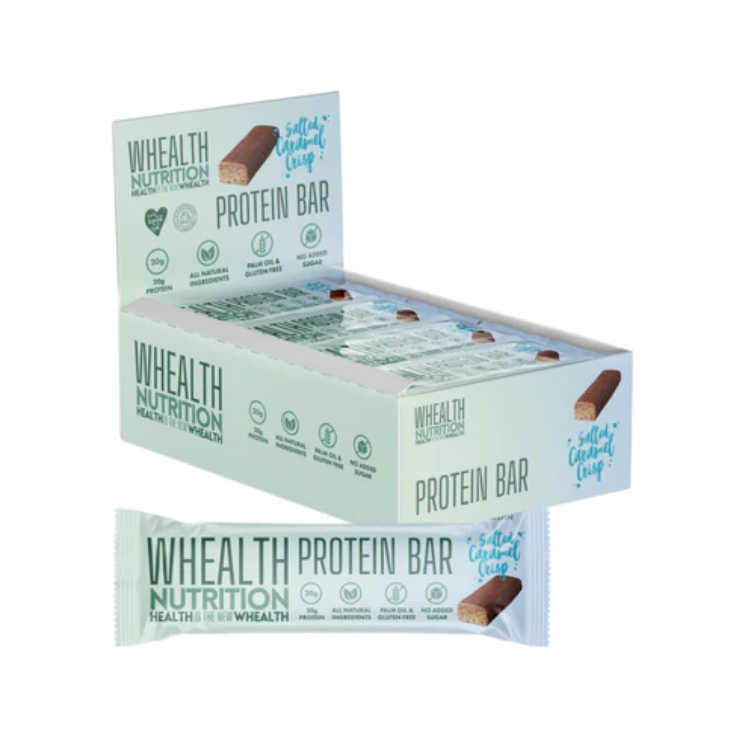 Whealth Nutrition Protein Bar 12x60g Salted Caramel