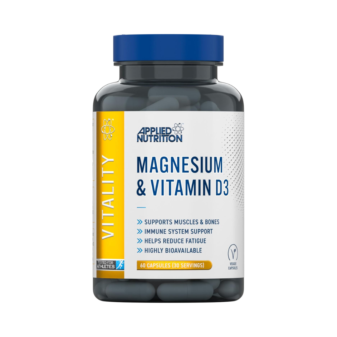 Applied Nutrition VITALITY Magnesium + D3 60 Caps