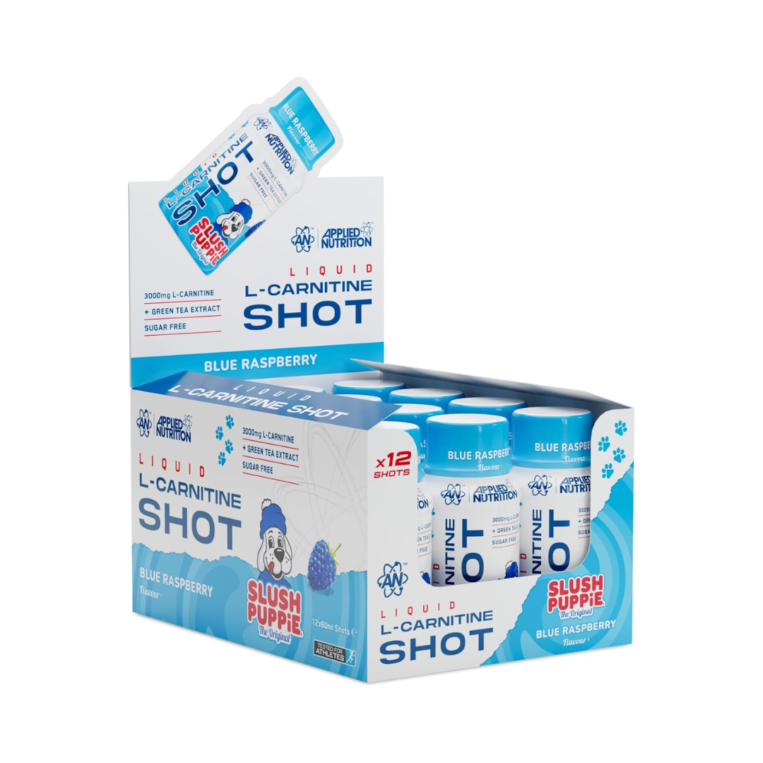 Applied Nutrition L-Carnitine Shot 12 x 60 ml SLUSH PUPPiE Blue Raspberry