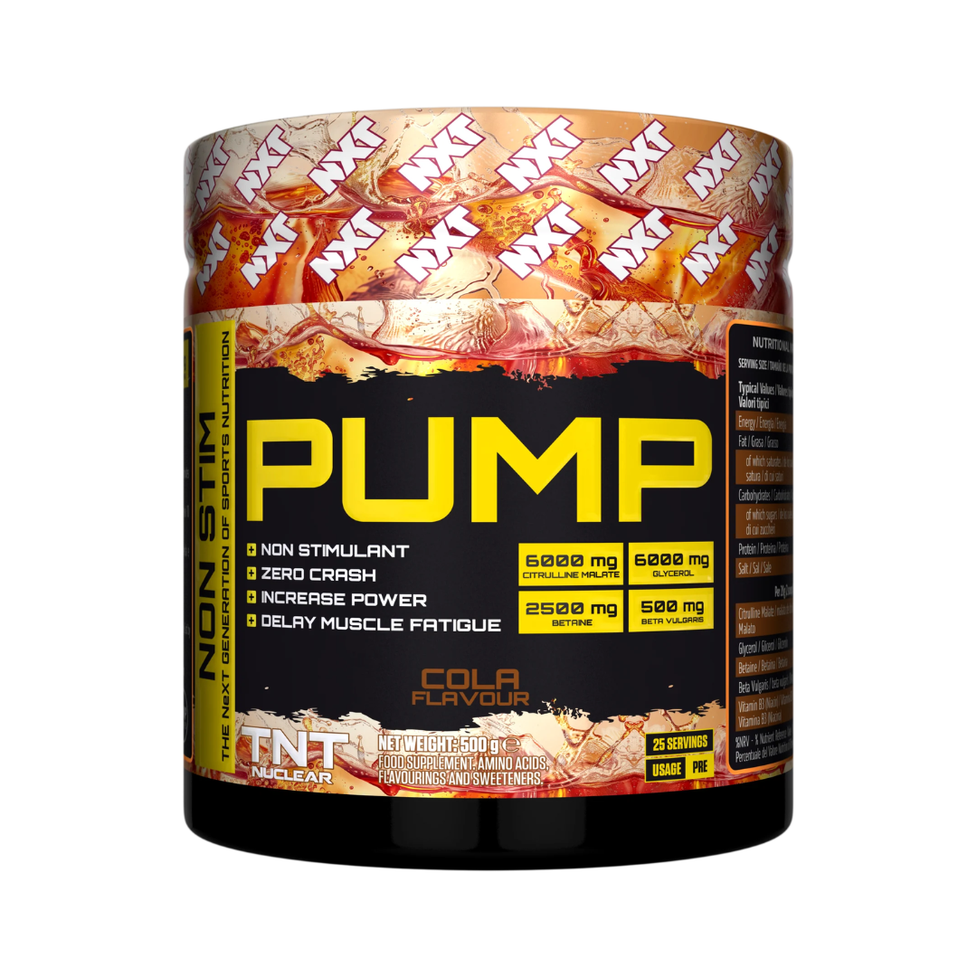 NXT Nutrition TNT Nuclear PUMP (Stim-Free) 500g Cola