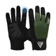 RDX Gym Weight Lifting Gloves W1 Plus M Army Green