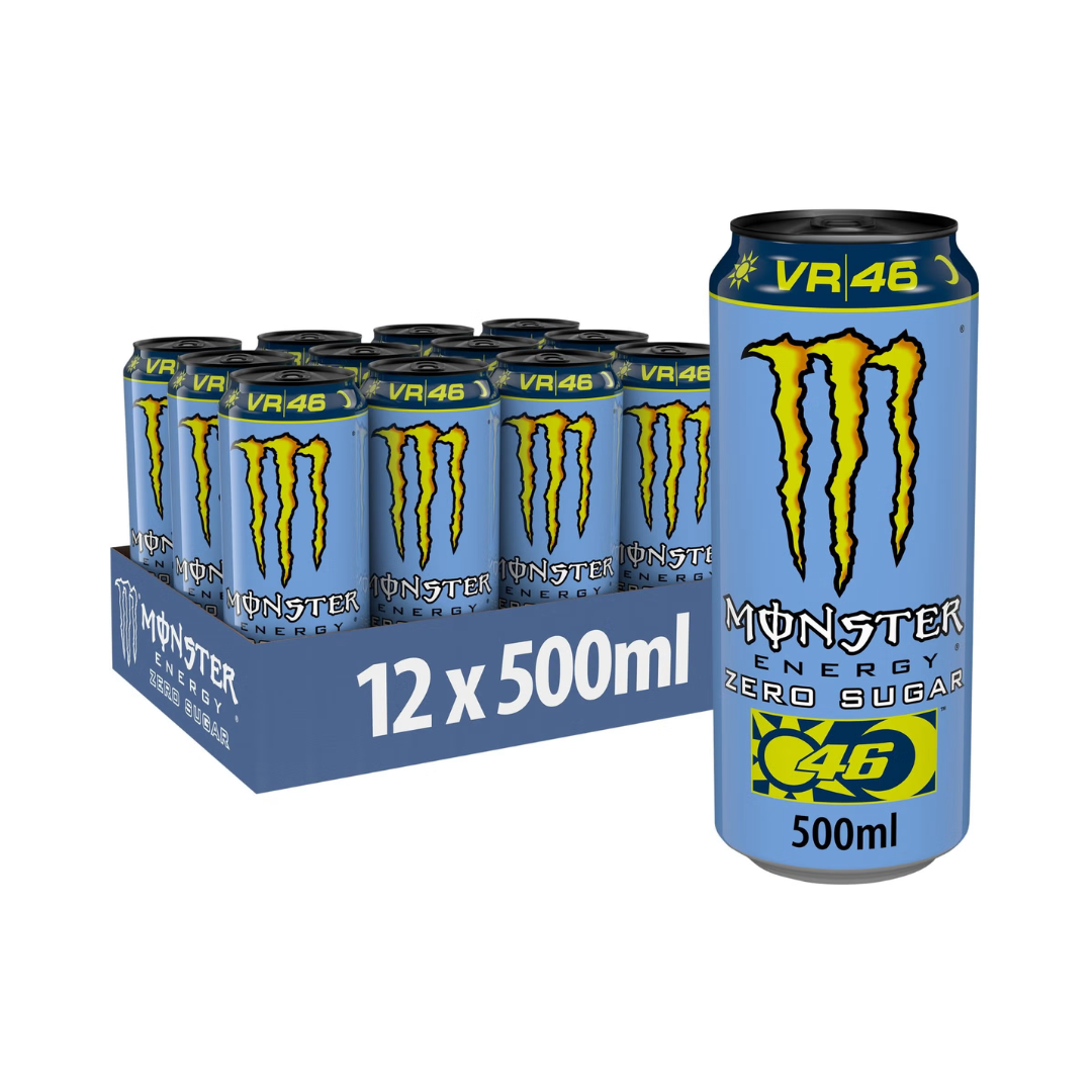Monster Energy ZERO 12x500ml Rossi