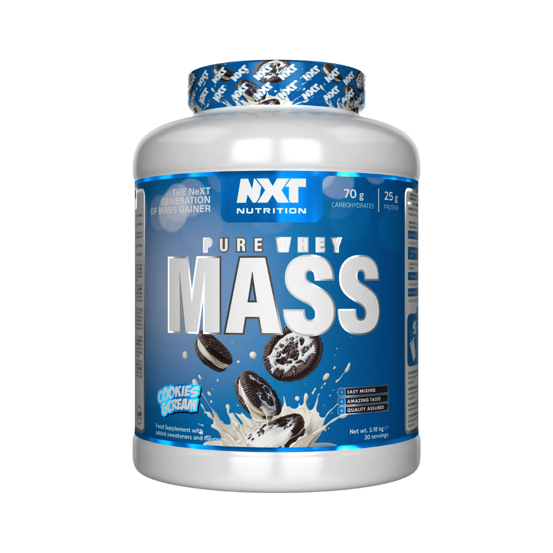 NXT Nutrition NXT Pure Whey Mass 3.18kg Cookies & Cream