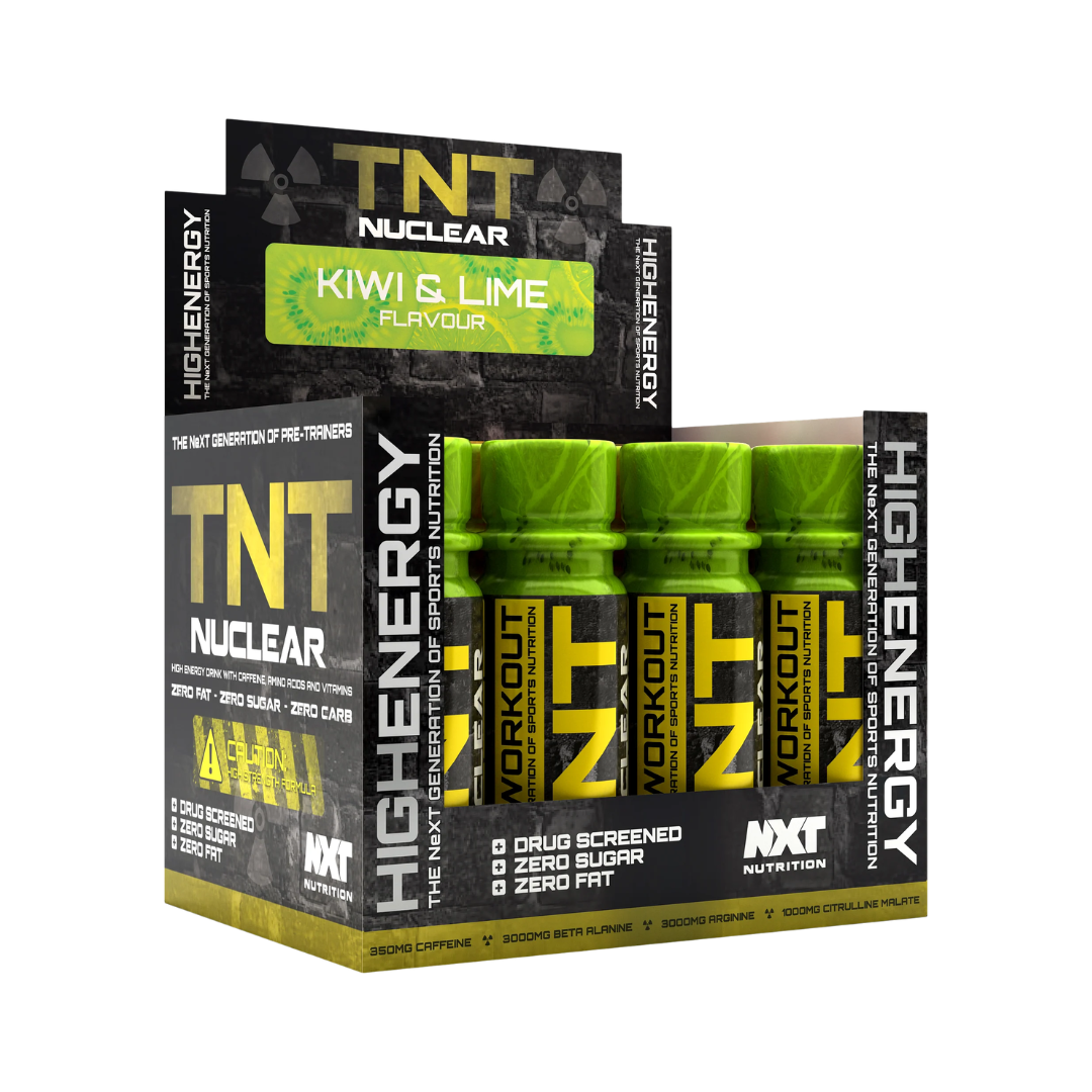 NXT Nutrition TNT Nuclear Shots 12x60ml Kiwi Lime
