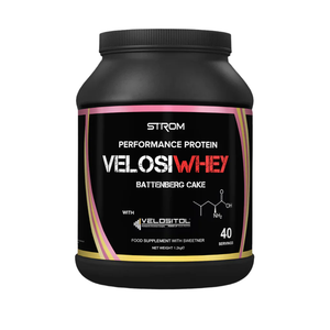 Strom Sports VelosiWhey 1.2kg Battenberg Cake