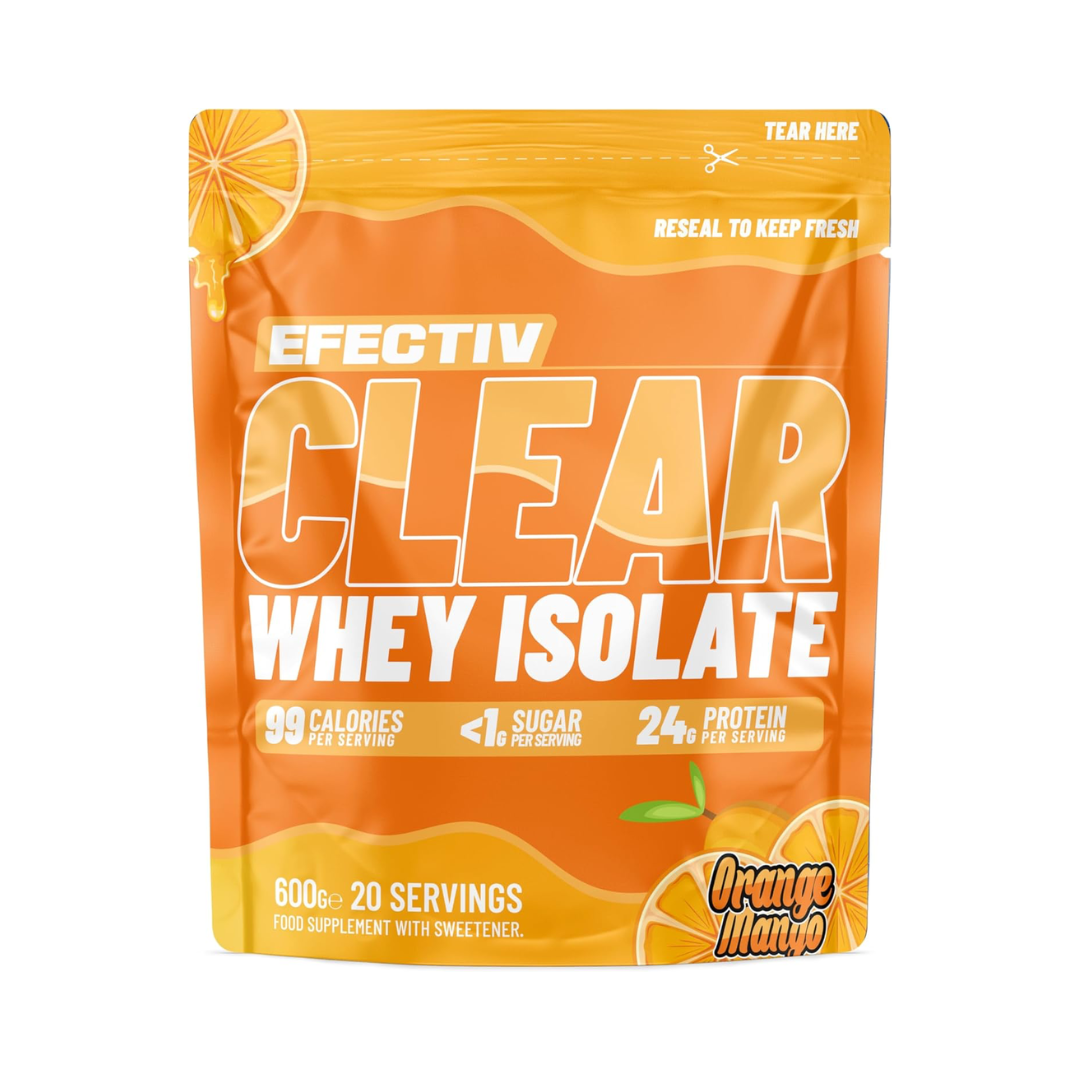Efectiv Nutrition Clear Whey Isolate 600g Orange Mango