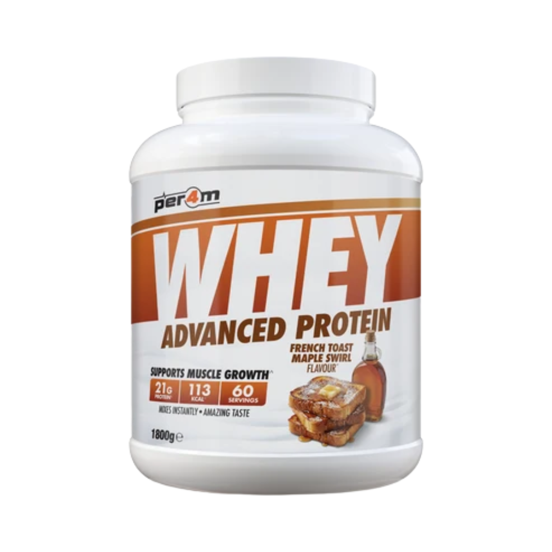 Per4m Advanced Whey Protein 1.8kg - French Toast Maple Swirl