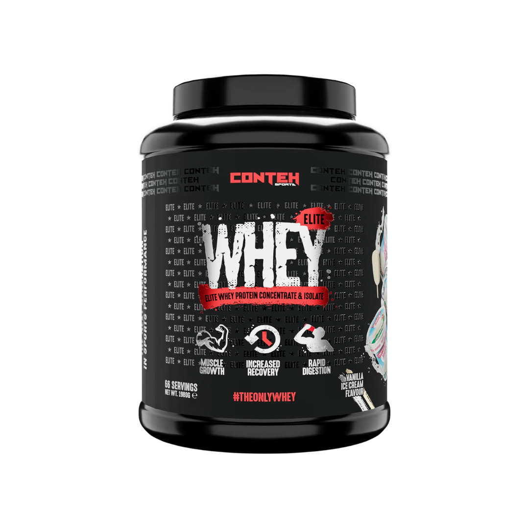 Conteh Sports Whey Elite 1980g Vanilla Ice Cream