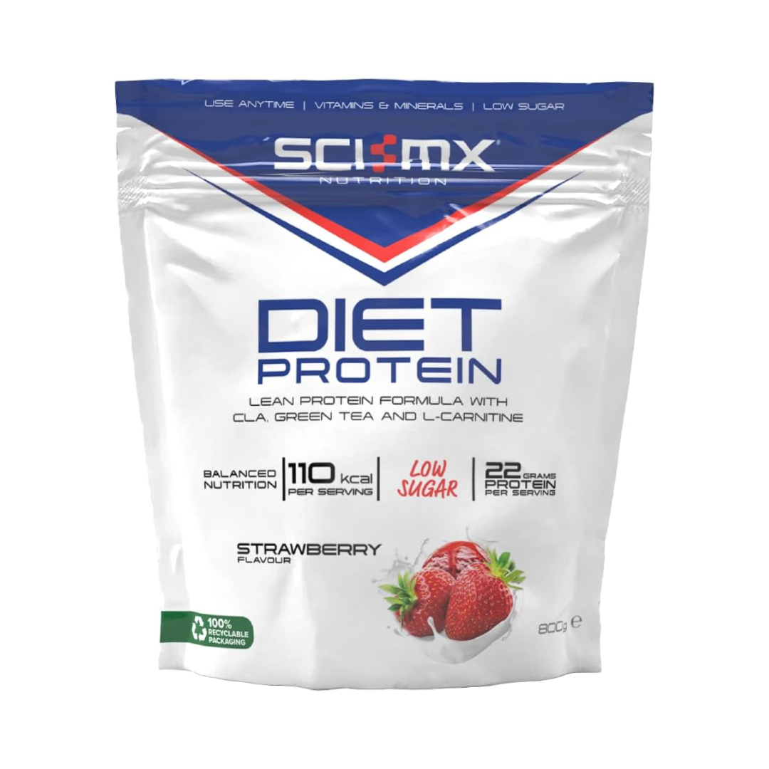 Sci-MX Diet Protein 800g Strawberry