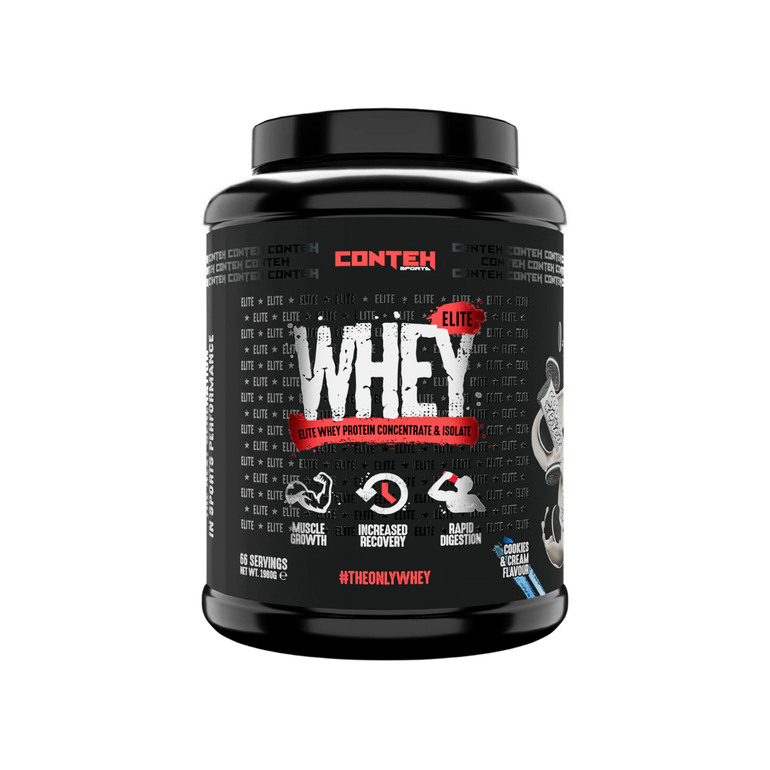 Conteh Sports Whey Elite 1980g Cookies and Cream