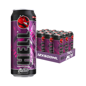 Hell Energy Energy Drink 12x500ml Black Cherry