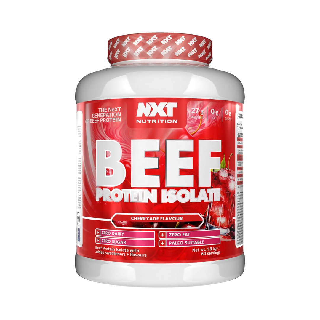 NXT Nutrition Beef Protein Isolate 1.8kg Cherryade