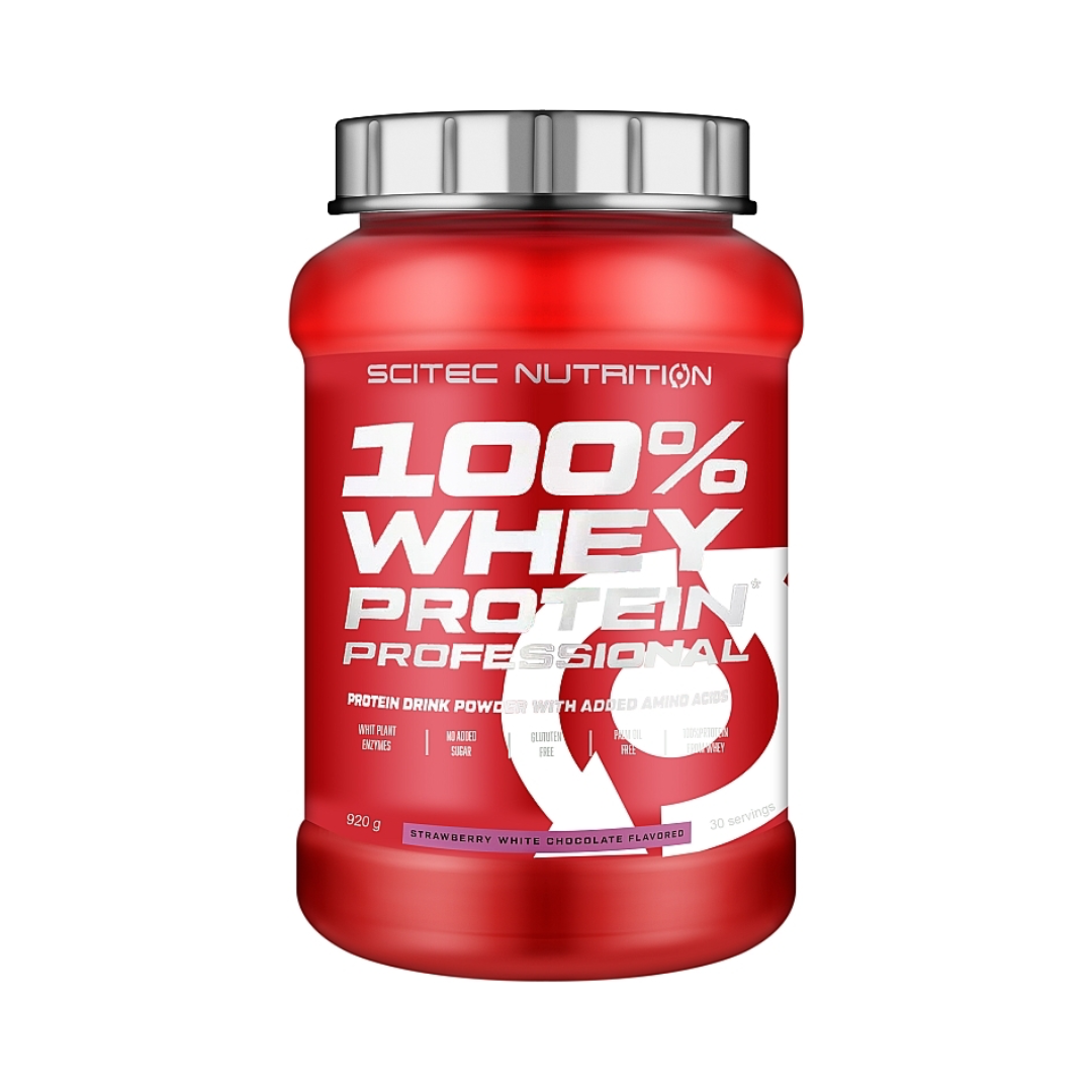 Scitec Nutrition 100% Whey Protein Professional 920g Strawberry White Chocolate