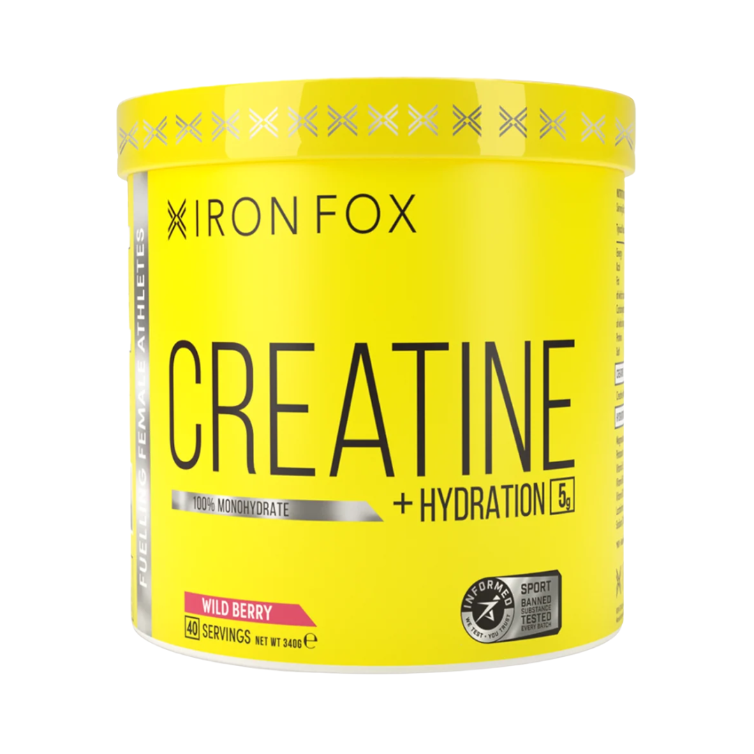 IRONFOX Creatine + Hydration 340g Wild Berry