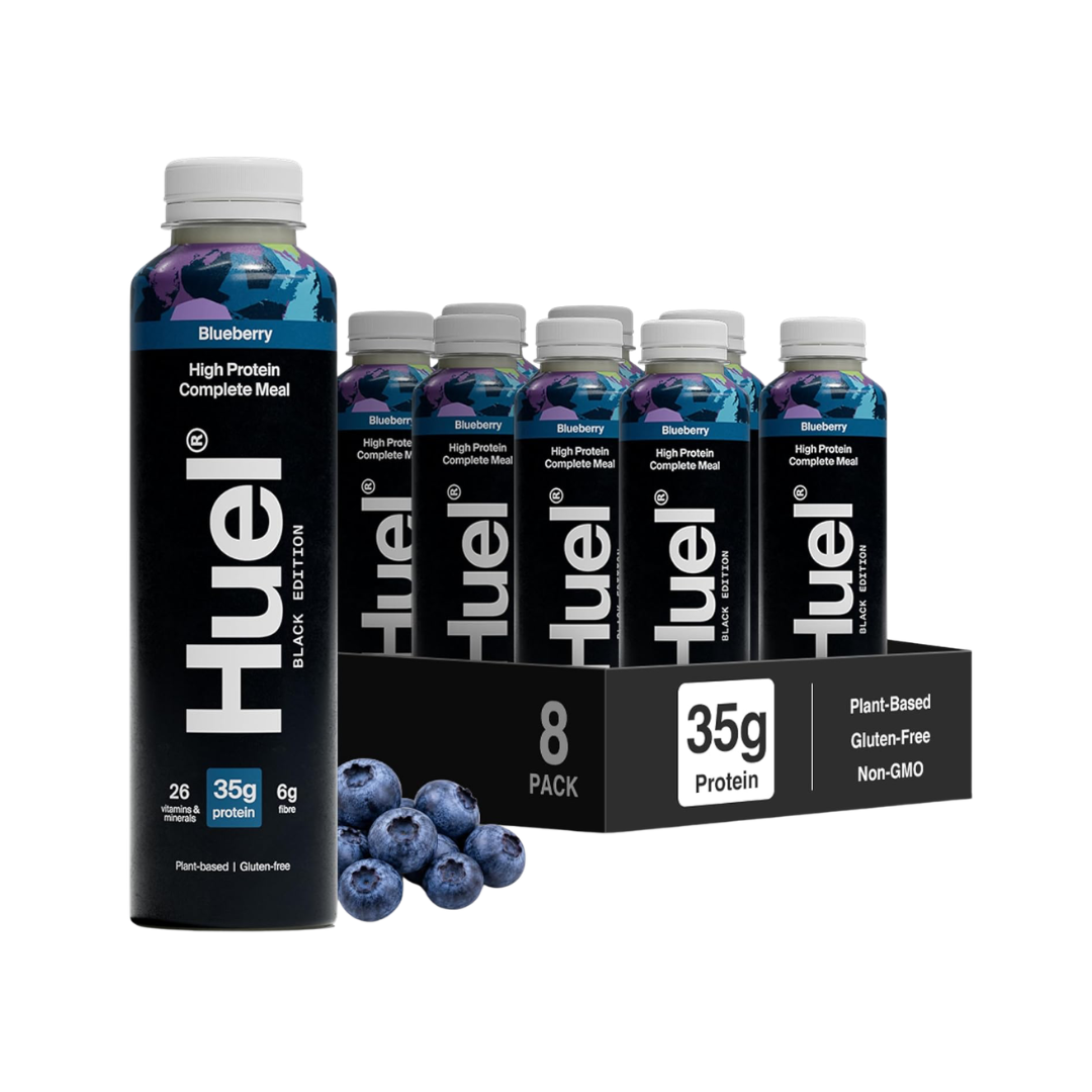 HUEL Ready-to Drink Black Edition 8x500ml Blueberry