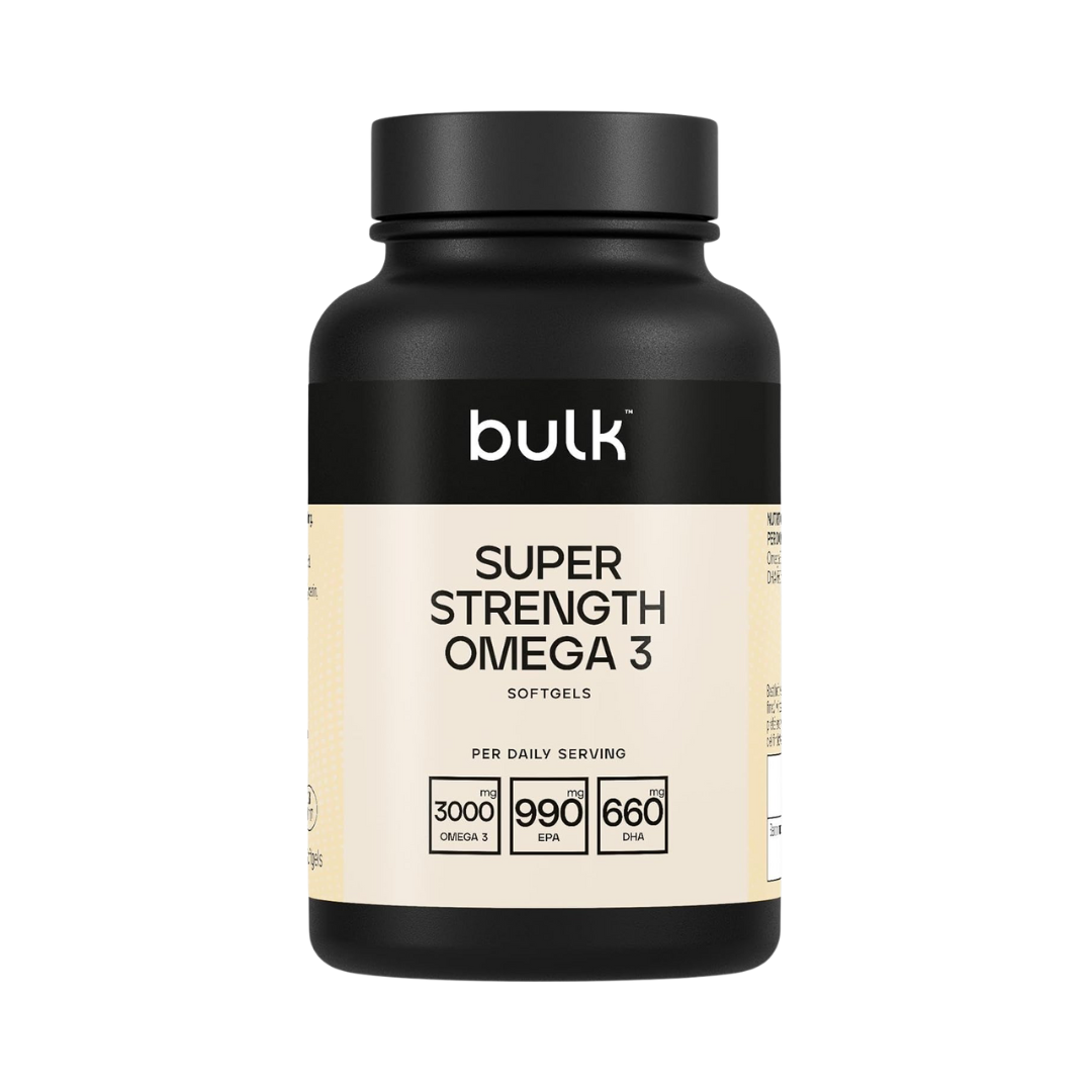Bulk Super Strength Omega 3 1000mg 90 Softgels