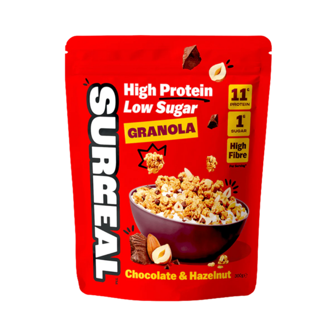 SURREAL High Protein Low Sugar Granola 300g Choc Hazelnut