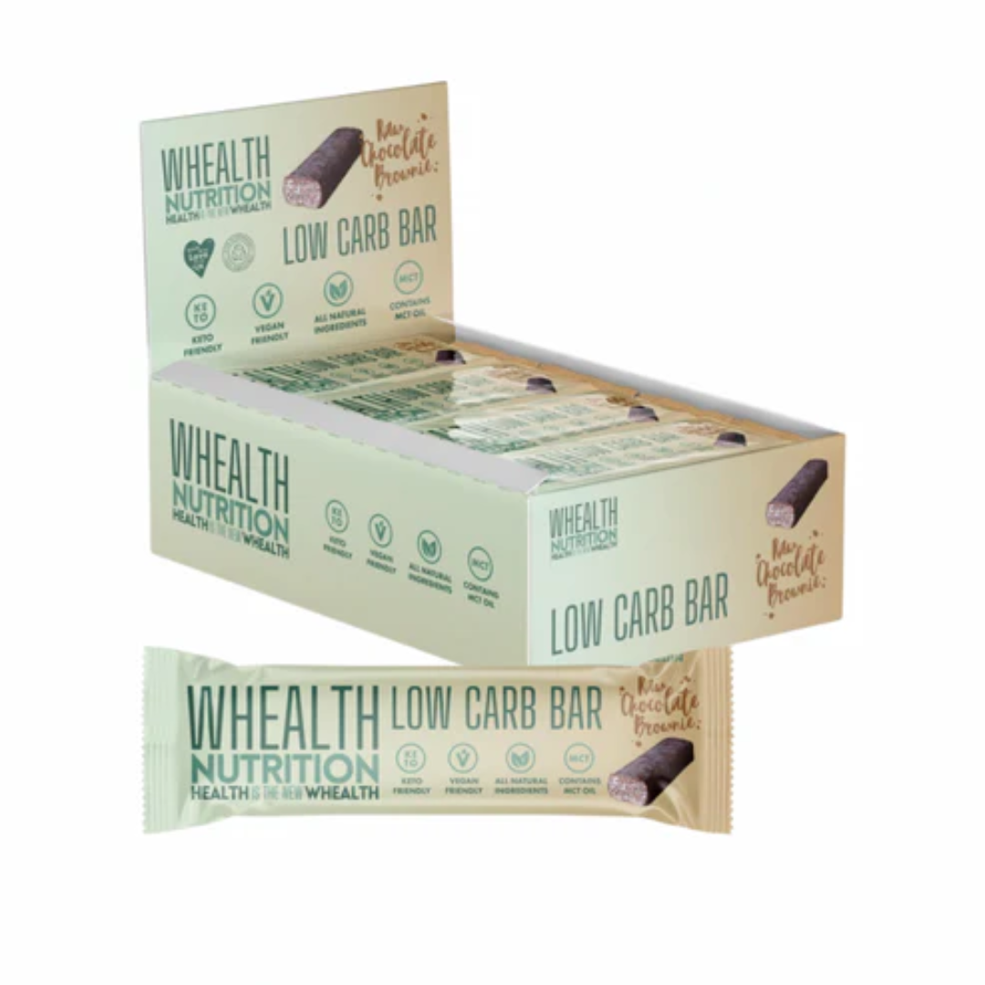 Whealth Nutrition Protein Bar 12x55g Choc Brownie