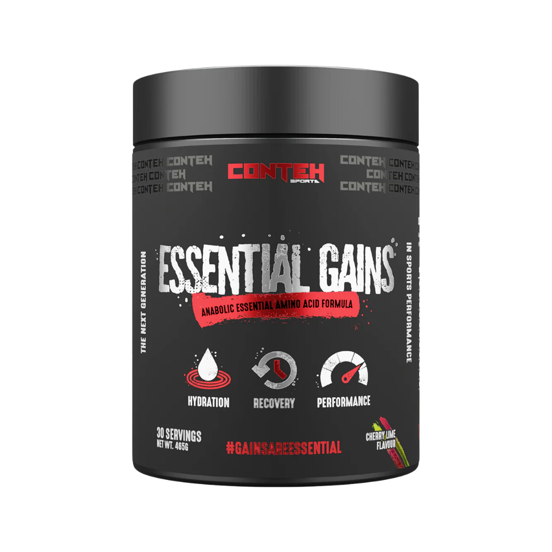 Conteh Sports Essential Gains 465g Cherry & Lime