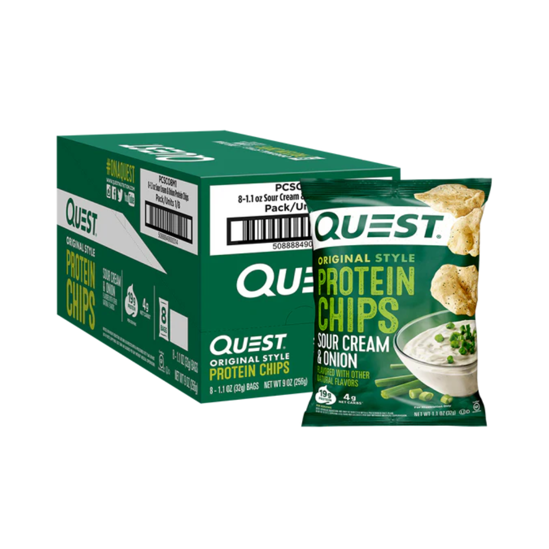 Quest Nutrition Protein Chips 8x32g Sour Cream & Onion